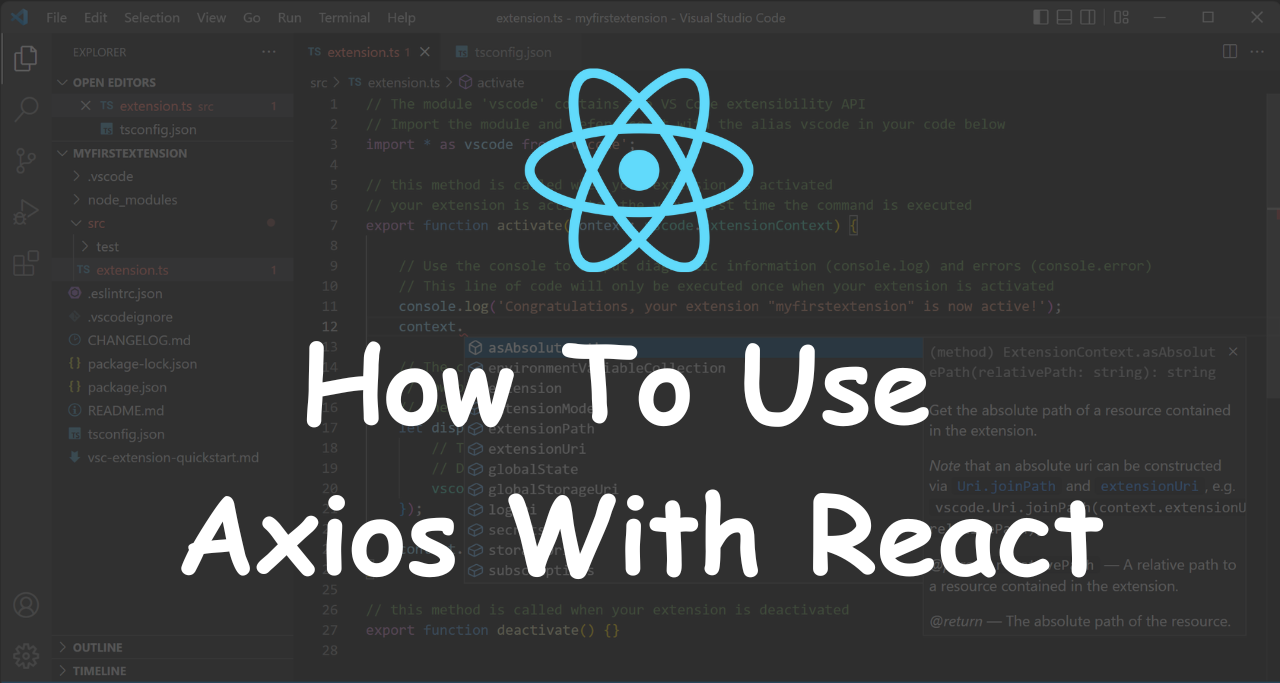 How To Use Axios With React